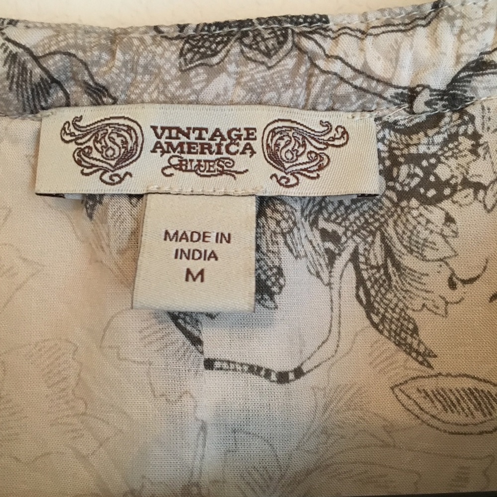 America Vintage Blues blouse - Picture 3 of 3